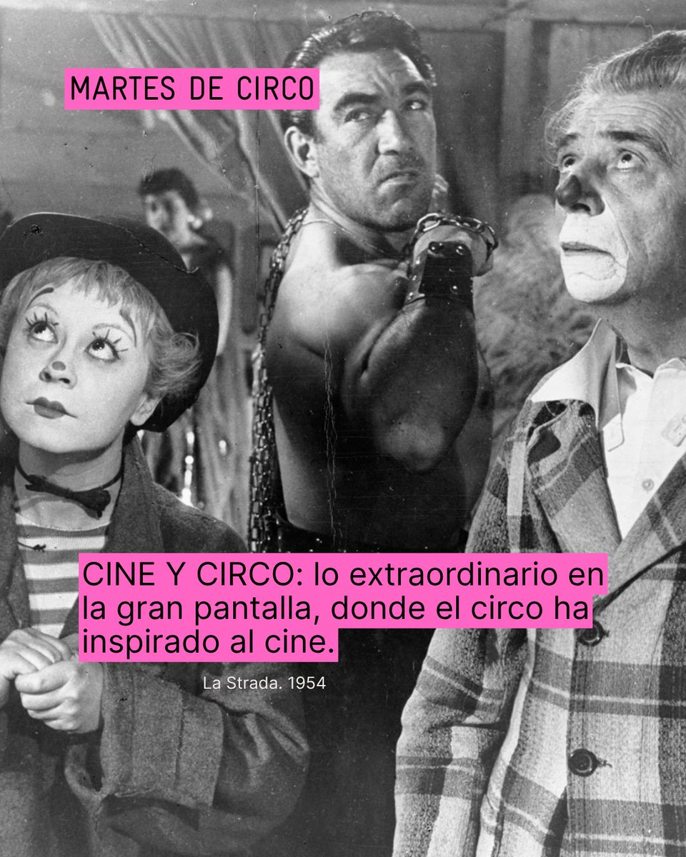 circoprice's tweet photo. El circo y el cine comparten un mismo territorio: el de lo extraordinario, lo visual y lo emocional. Dos lenguajes que se han alimentado mutuamente a lo largo de la historia, dando lugar a historias donde la pista se transforma en relato y la pantalla en escenario.
#MartesdeCirco https://t.co/Wa40vmli1Z