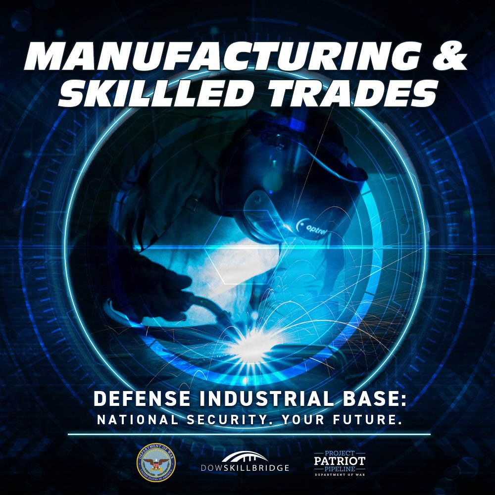 DoWMCTO's tweet photo. Modern defense systems depend on secure electronics and microelectronics.
SkillBridge helps bridge technical expertise into high-demand DIB roles.
Find DIB opportunities at: https://t.co/6qxMoriIk6
#DoWSkillBridge #DIB #Electronics #Microelectronics #MilitaryTransition https://t.co/wBOlFJgEJI