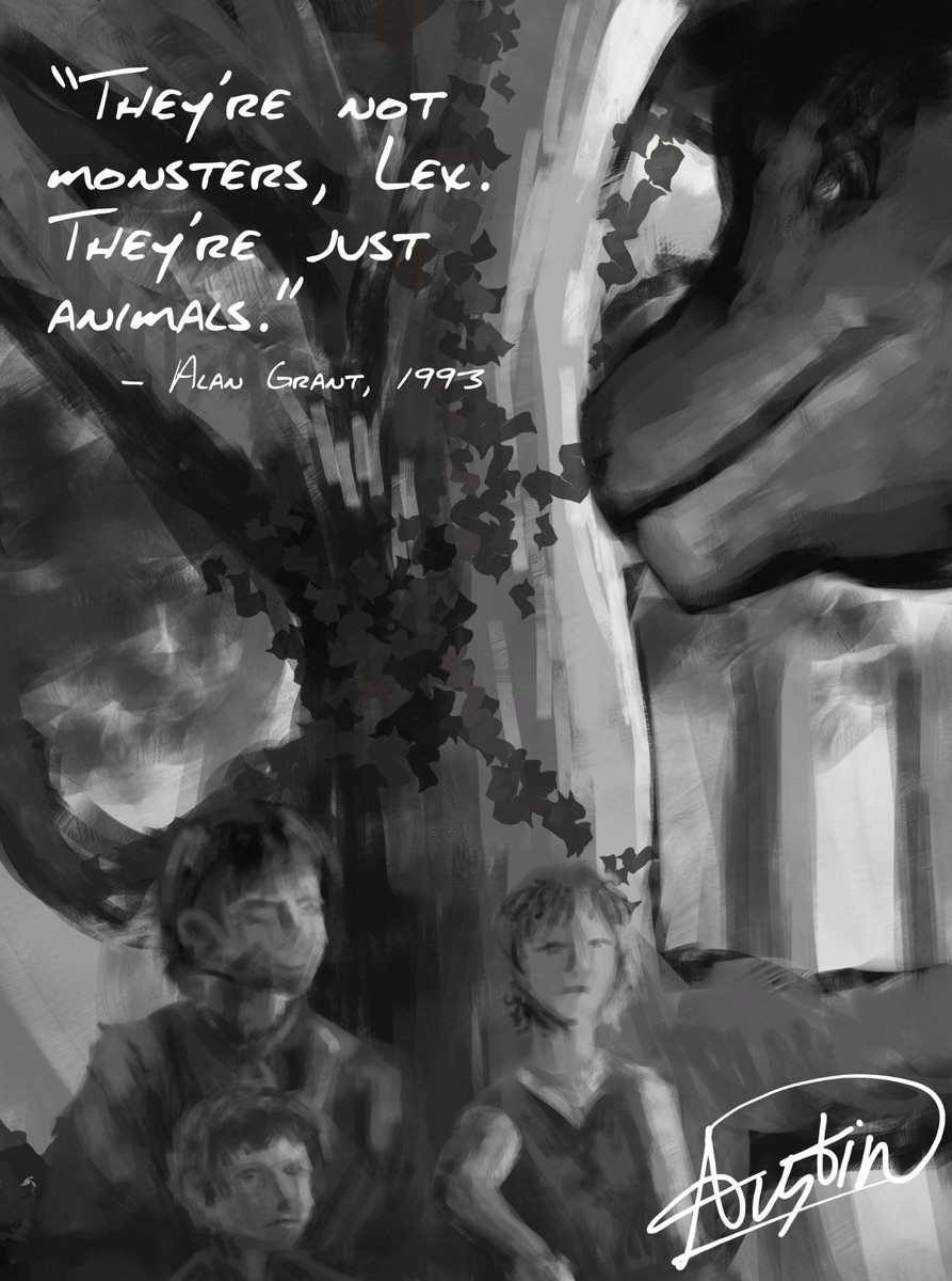 PaleoAustin_C's tweet photo. 🕊 Tribute art to Sam Neill https://t.co/uErwDTM4lo
