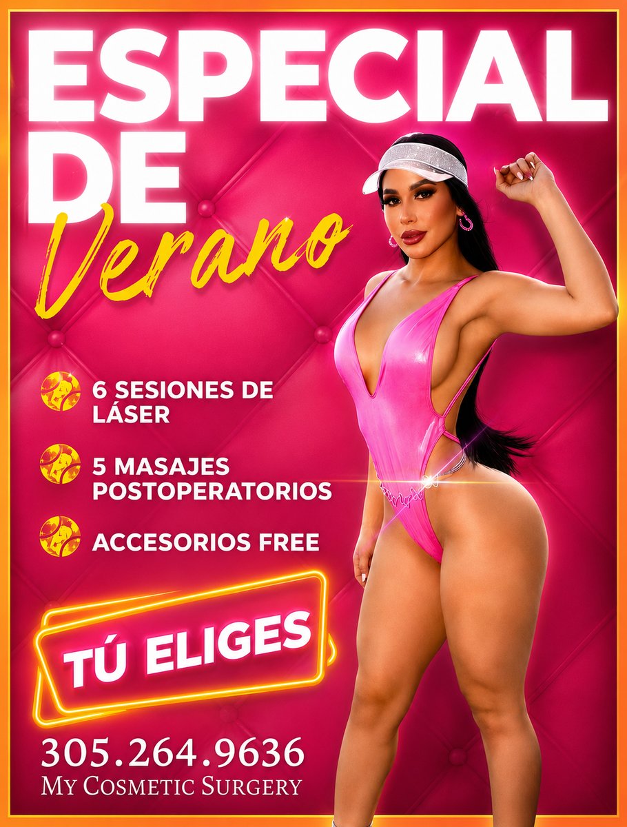 MyCosmeticMiami's tweet photo. ¡Este verano es tuyo! Elige entre masajes, sesiones de láser o accesorios GRATIS con tu procedimiento. ✨ https://t.co/ebhxdVr501