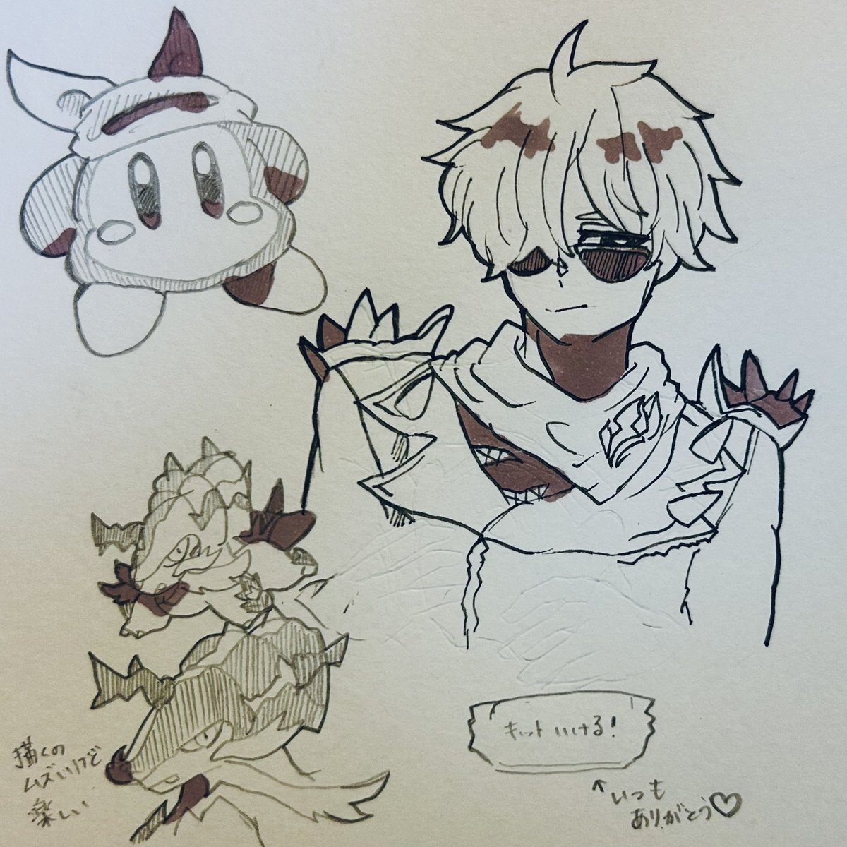 Post by 兎白季 *️⃣ くまくま on X: 落書き✍