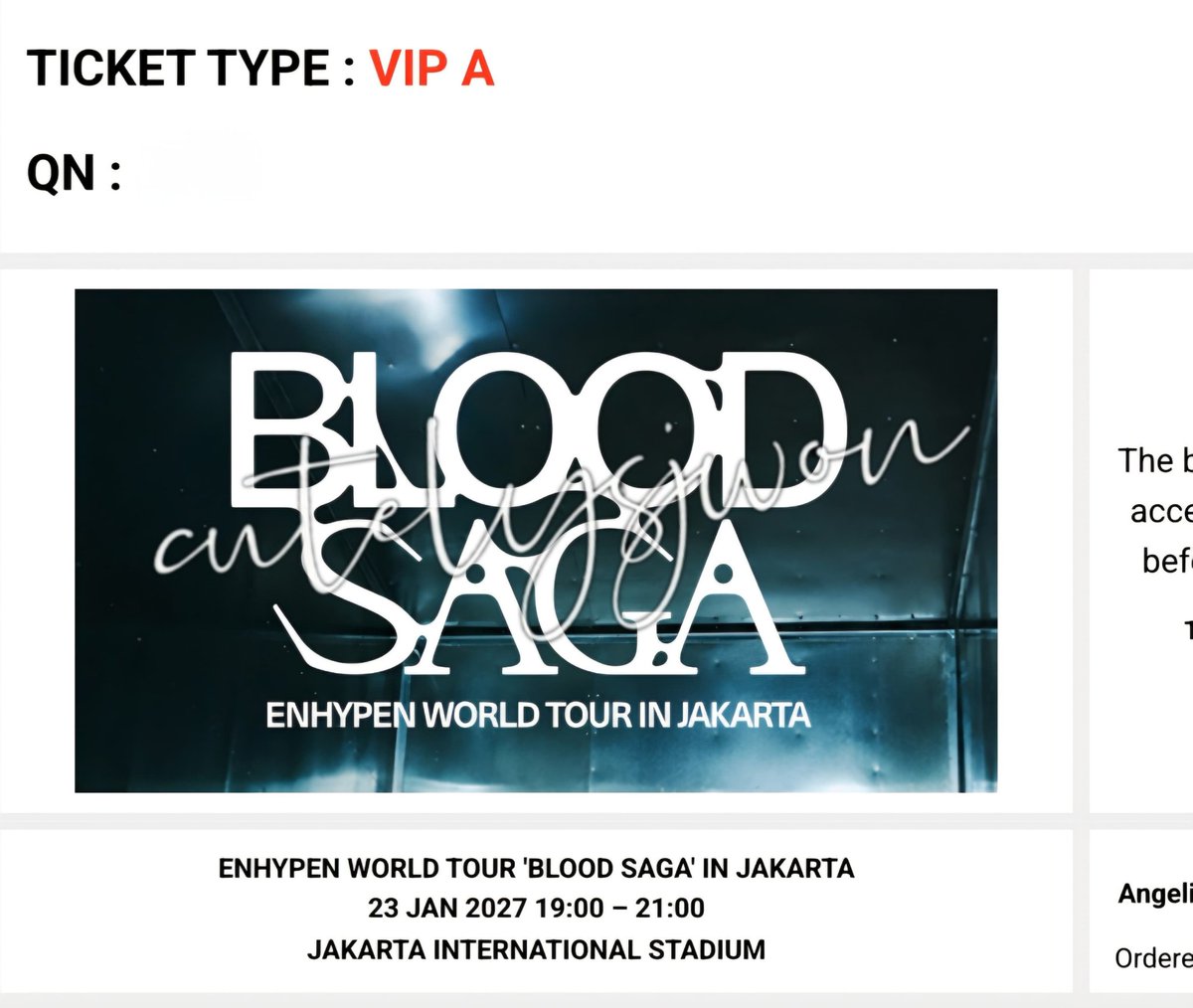 clndngda's tweet photo. WARGA VIP A MANA SUARANYAAA🔥
see u soon @ENHYPEN_members 🤍 https://t.co/lGDWJ21FvF