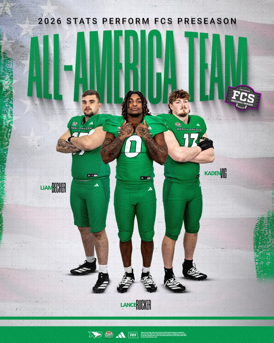 North Dakota Football tweet media