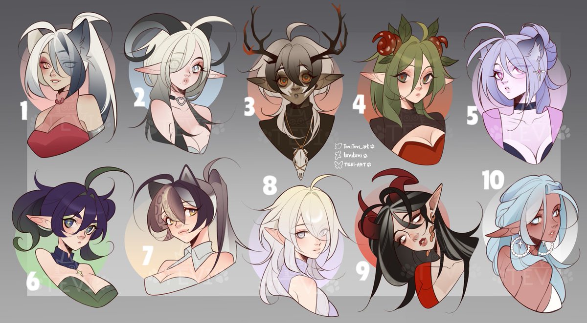 TeviTevi_art's tweet photo. 🌿Busts #adoptes set price auction!
✨Set price:
💎sp1: $65 (bust)
👑sp2: $240 (sp1+Full body)
❗️Payment only via boosty/Hipolink
Please, DM or comment to claim!🩶
💗Your RTs help me a lot! Thank you very much!
#adoptauction #customcharacter #DnD https://t.co/qyF4yllnYG