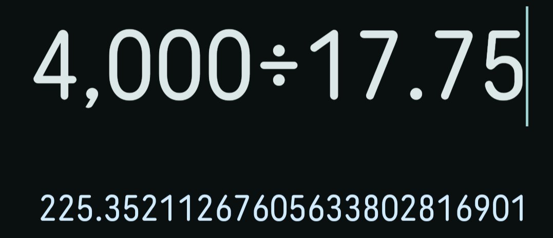 Miecatt's tweet photo. @davidtnagy @seamus_coughlin You missed a decimal point. https://t.co/qdlMTzzVGc