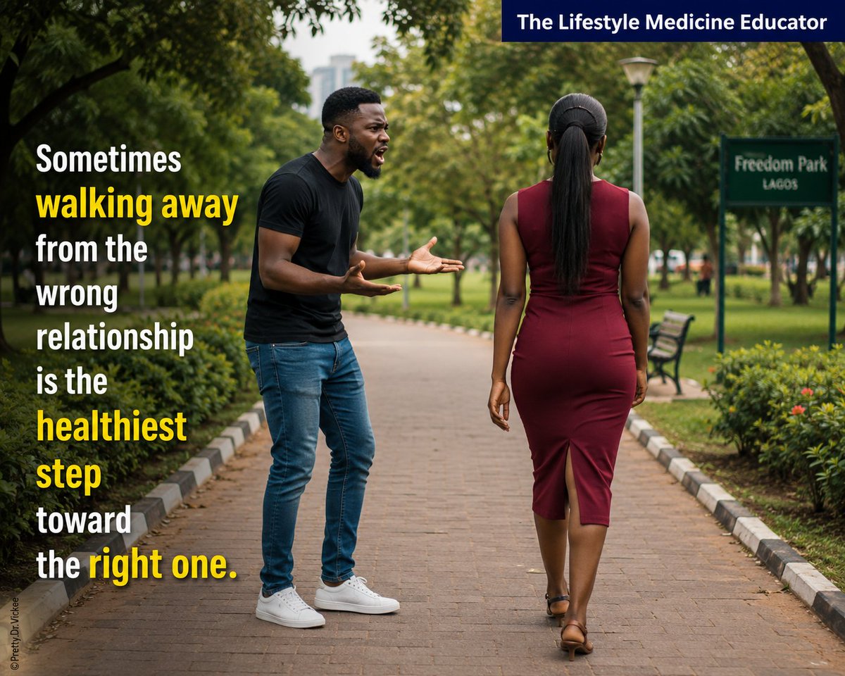 PrettyDrVickee's tweet photo. “Sometimes walking away from the wrong relationship is the HEALTHIEST STEP toward the right one.”

If a certain friendship/relationship is hurting you in any way (mentally, physically, spiritually, financially, etc), it's best to walk away than lose your #mentalhealth in it. https://t.co/V3lZiG9WUb