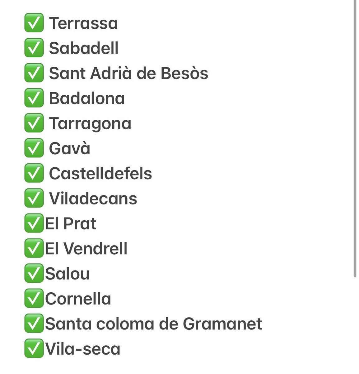 vamosrcde's tweet photo. 🚨 Actualización: En las últimas horas se han unido Montornès del Vallès, Polinyà y Montcada i Reixac. Si no hay cambios de última hora, estos serán los ayuntamientos de Cataluña que instalarán una pantalla. ❤️🇪🇸✅📺 https://t.co/m9xnN7XP5X