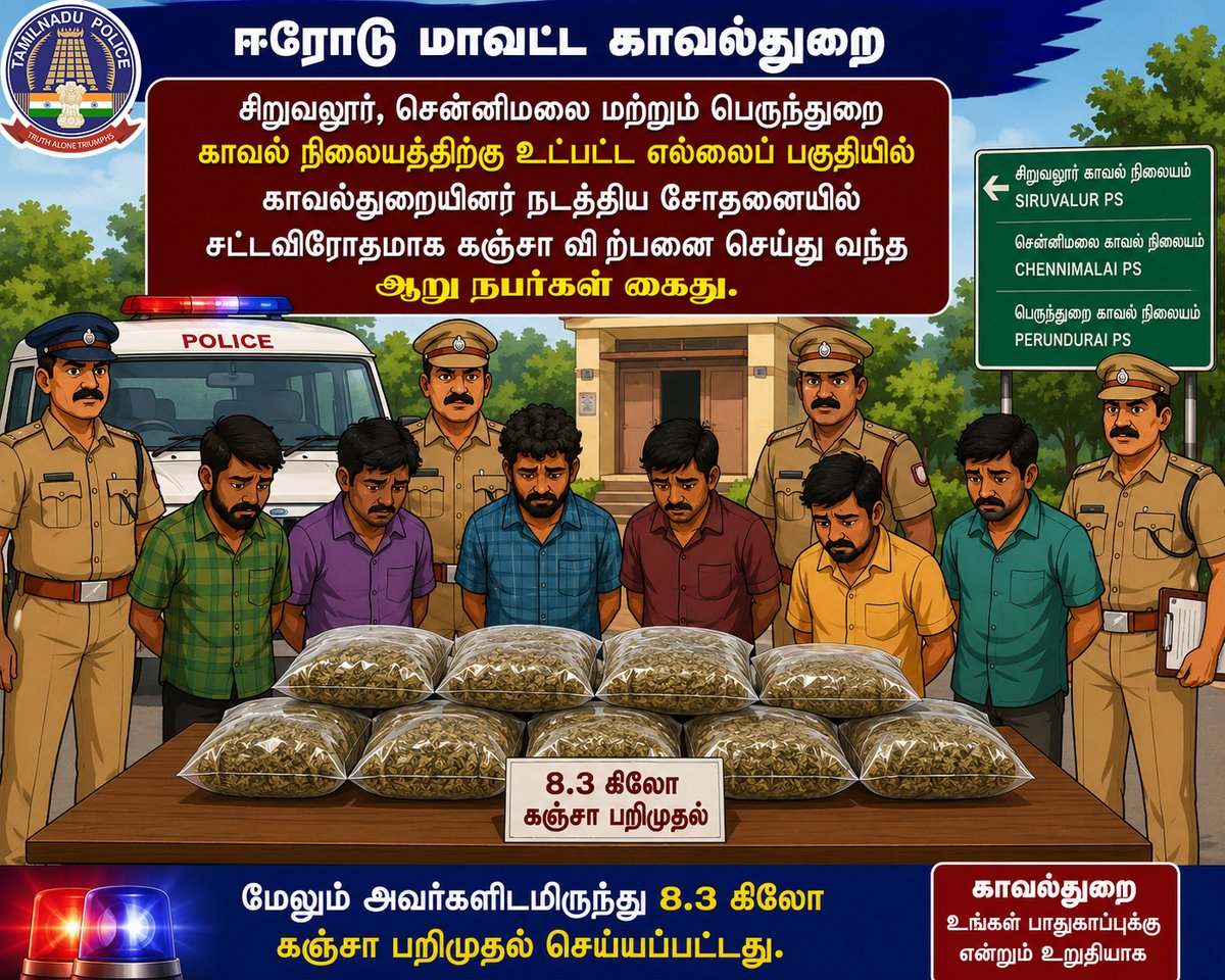 erd_smc's tweet photo. #Erode_District_Police
#WestZone
#TamilNaduPolice
#CbeRange
#town #bhavani #gobi #sathy #Perundurai #safetyerode https://t.co/lAtBXLjcIq
