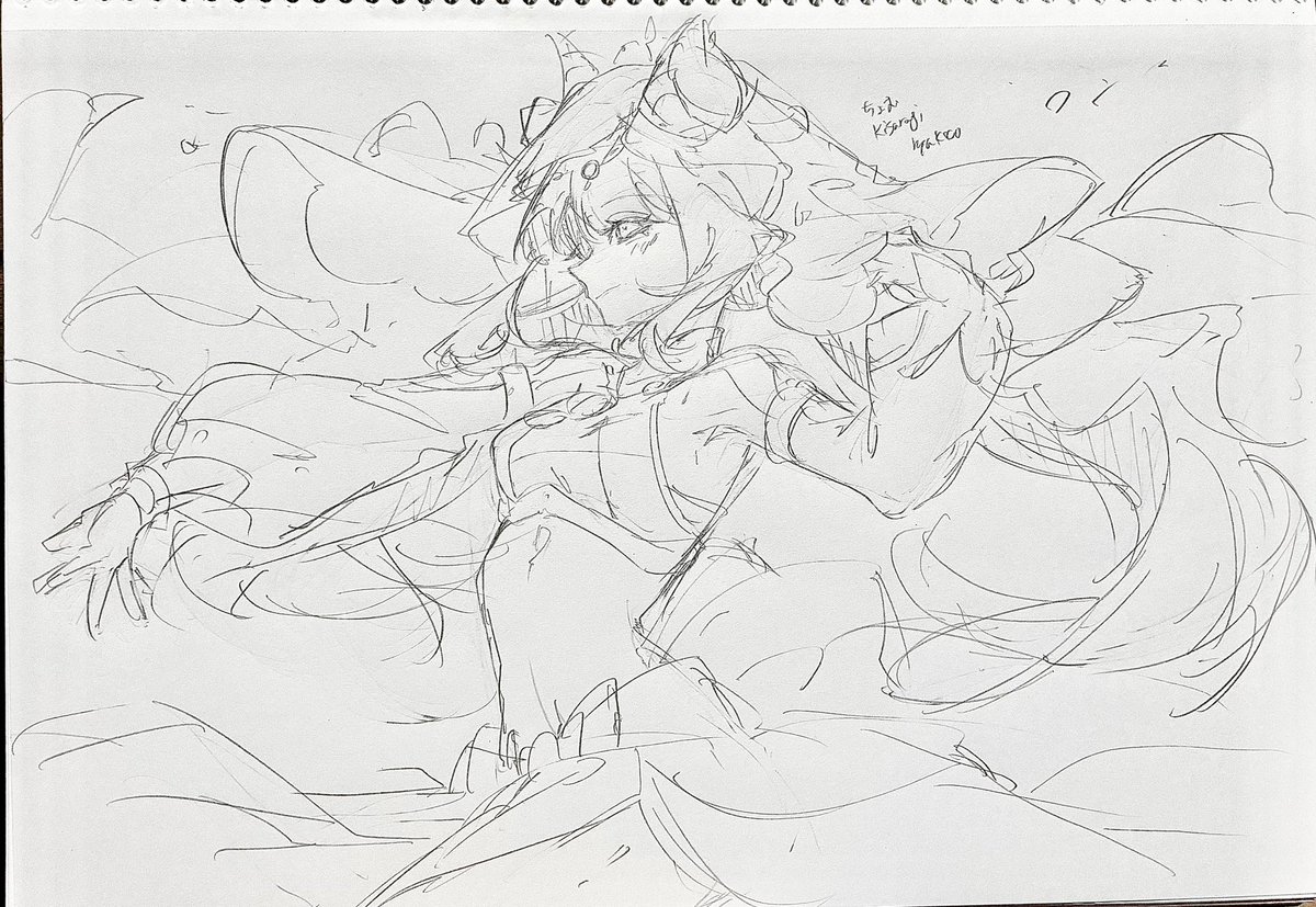 kisaragi_byakko's tweet photo. 夏はニィロウ描くの楽しすぎる https://t.co/FHn0iFLNDU