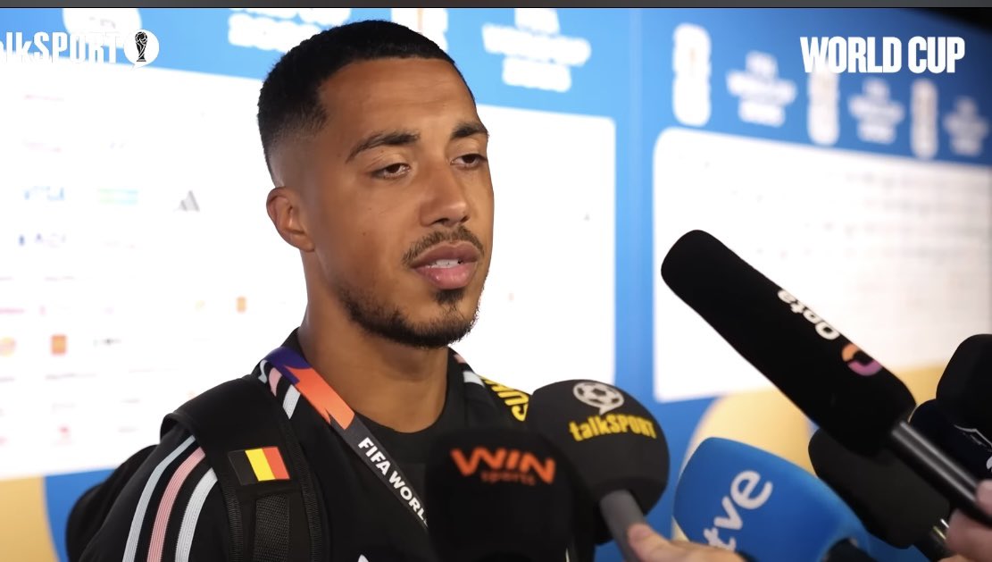 utdjohnyy's tweet photo. 🚨🎙️ Youri Tielemans on signing for Manchester United:

“During the World Cup, Michael Carrick called me and we spoke. My mind was made up. I wanted to join straight away. His vision is clear, and I admire how he gets the best out of his players. I can’t wait to learn.” https://t.co/eq30l0cYZn