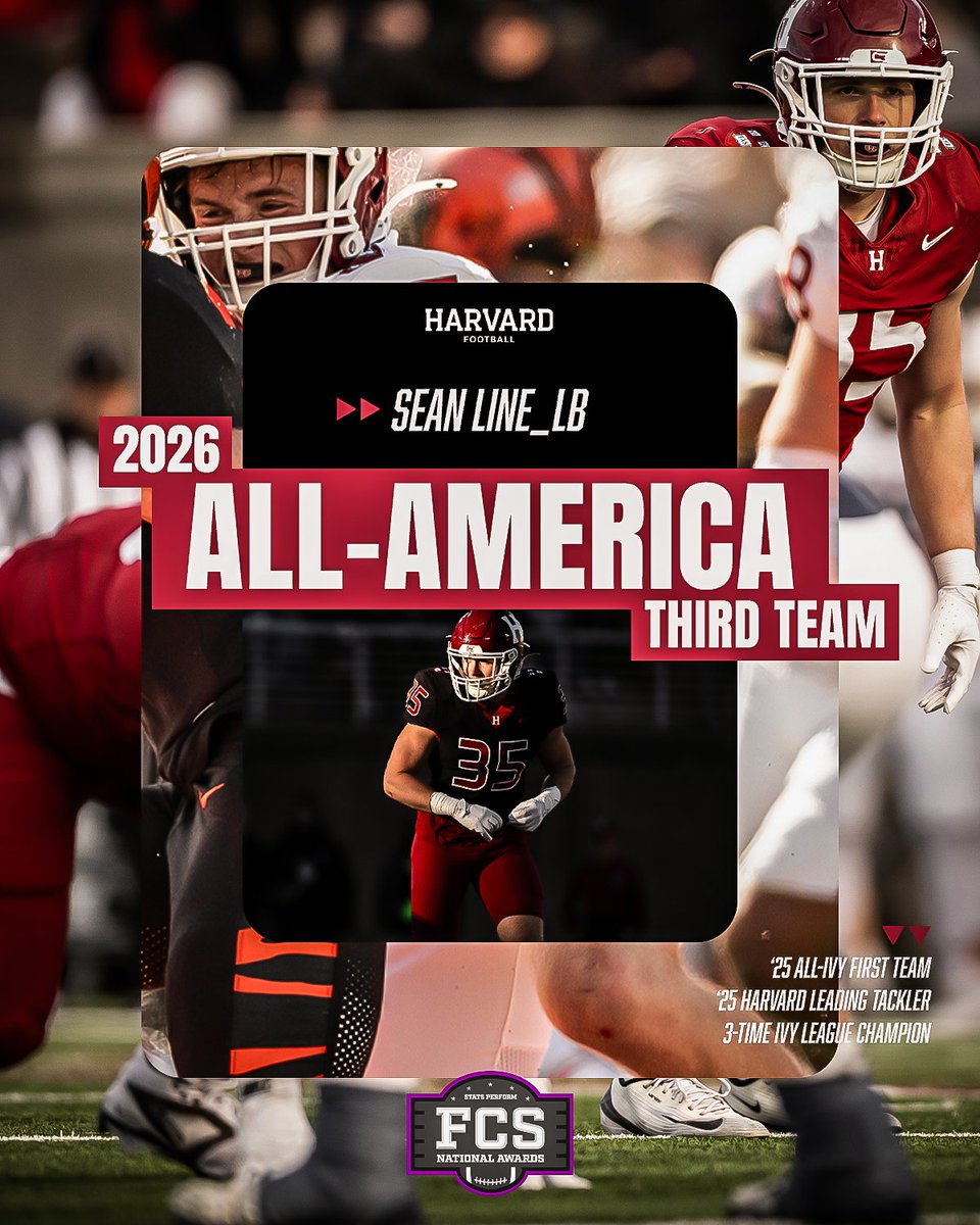 Sean Line - 2026 Stats Perform Preseason All-America Third Team