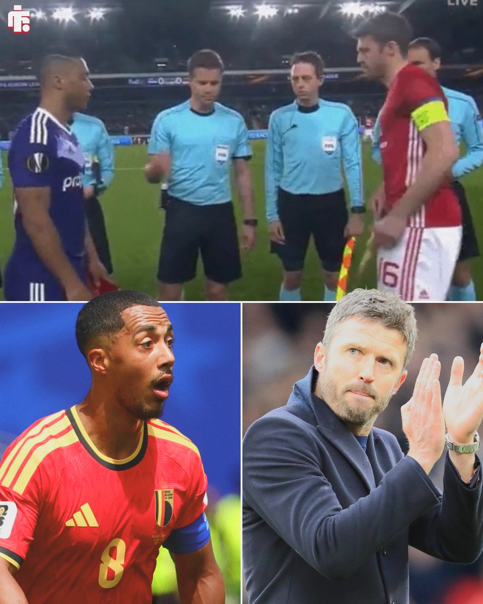 footyinsider247's tweet photo. 📆 13 April 2017: Youri Tielemans and Michael Carrick meet as captains in Man United's draw against Anderlecht
📆 13 July 2026: Youri Tielemans agrees deal to join Man United, who are managed by Michael Carrick

This is 𝙘𝙧𝙖𝙯𝙮. 😳 https://t.co/pcZyJb9lpP