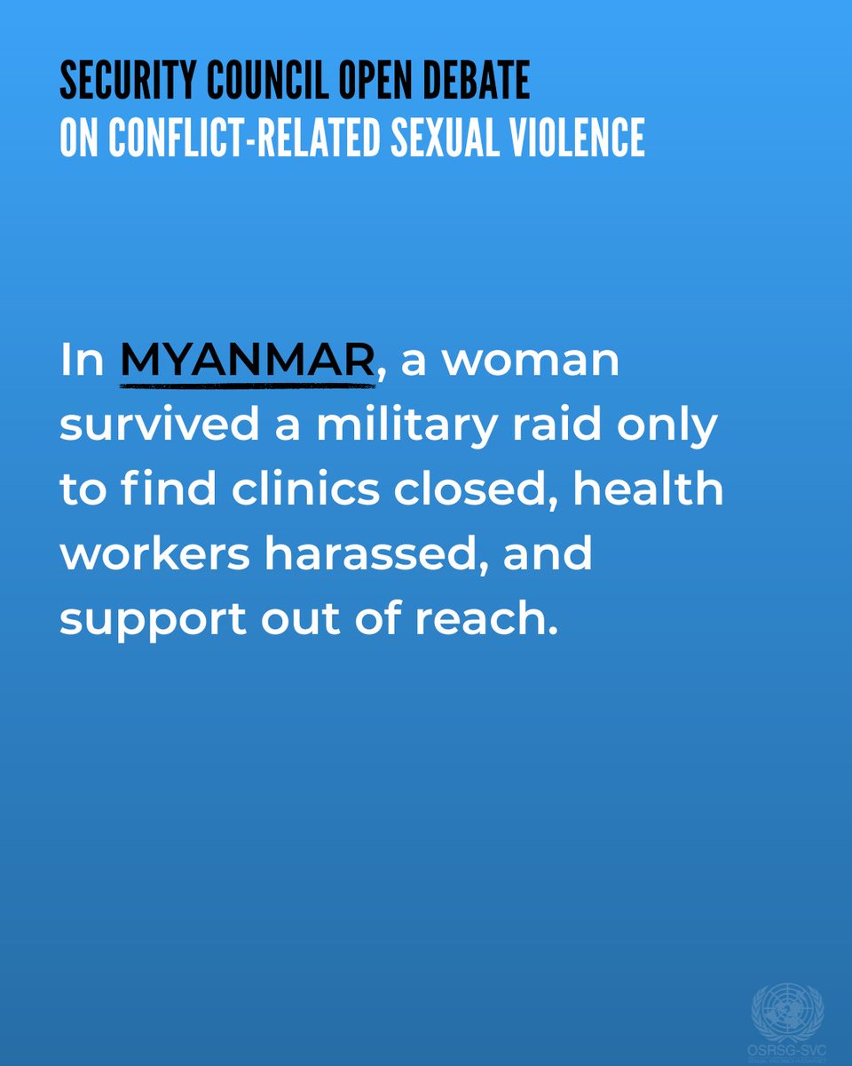 UN Against Sexual Violence in Conflict tweet media