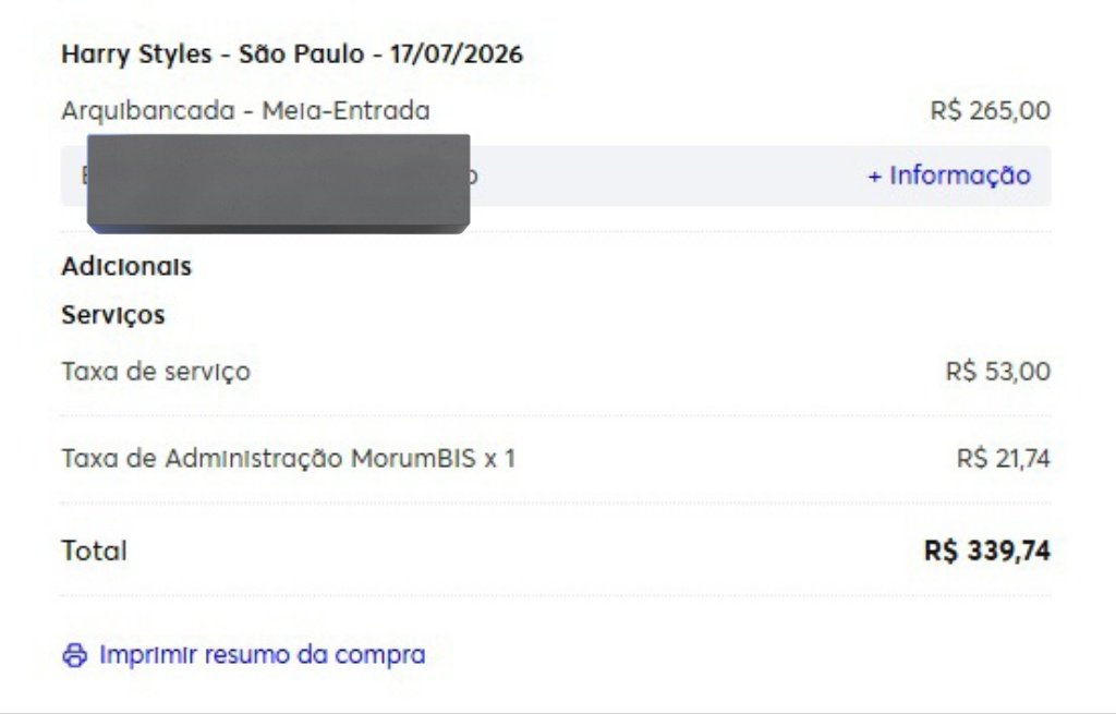 barbnotie's tweet photo. VENDO INGRESSO DO HARRY STYLES

To vendendo pq não vou conseguir viajar nessa data

💸Mais barato que no site

300 reais https://t.co/7EmNc5UkIZ