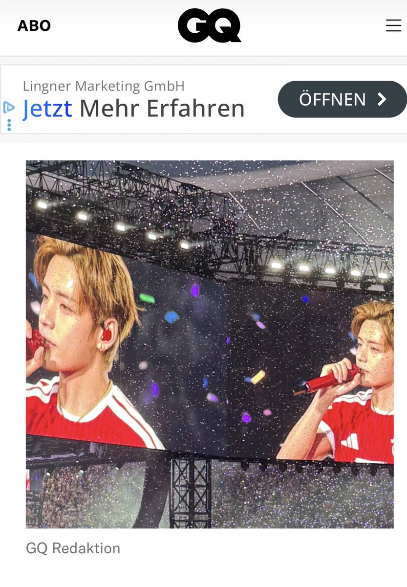 KTHGermany's tweet photo. Kim Taehyung on GQ Germany's article cover!

📰 "During their concerts in Munich, BTS wore specially made jerseys of FC Bayern – as a tribute to the city and its fans."

#KIMTAEHYUNG_WORLDTOUR_ARIRANG https://t.co/Y8B3Pnezzv