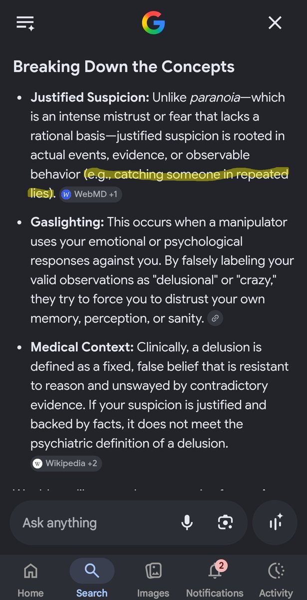 PEWEW0523's tweet photo. @1brad_ass @NikkiRosier4 And you fit the pattern to the contrary. Gaslighting justified questions to the narrative they're trying to spin. Is that not the purpose of either side? Prosecution wants him guilty, Defense wants him innocent. Whoever spins the best narrative wins. Biased minds miss the holes. https://t.co/1AzODCjOrb