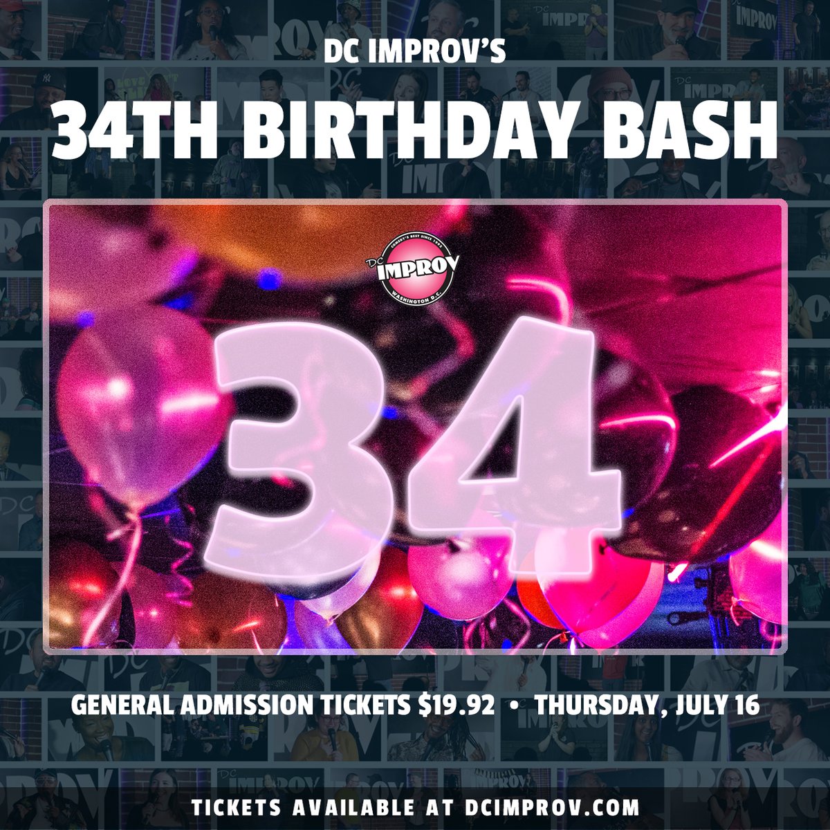 dcimprov's tweet photo. Happy Monday! This week at at the club ...

Wednesday: Stand-up class graduation showcase
Thursday: Our birthday bash showcase ($19.92!)
Friday-Sunday: @chrisdelia in the main showroom, Lewis Belt in our lounge. https://t.co/jutJJcyNm5