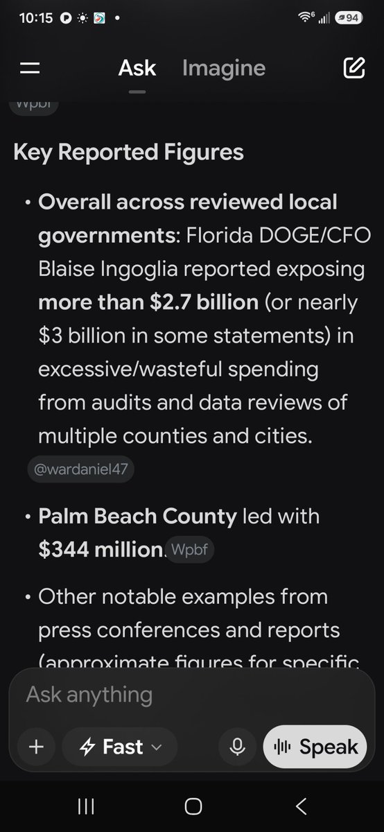 PinkPlumeriaFL's tweet photo. @b1joe @ChristinaPushaw What did their DOGE audit look like? Oh, look at that! They led the state in waste. How about you look there, @pbcgov ? https://t.co/ADNW6z8oxg
