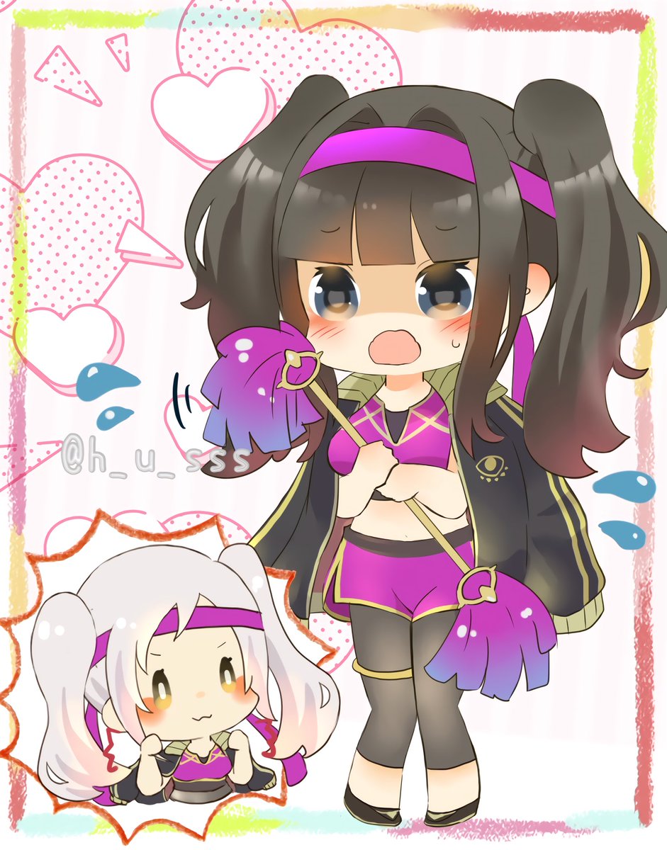 h_u_sss's tweet photo. ルフレへの応援は緊張＆ドギマギしてるチアサーリャを見たい……絶対可愛い☺️✨
(色々お揃いだったら尚良いｯｯ) https://t.co/T0fhctlJBc