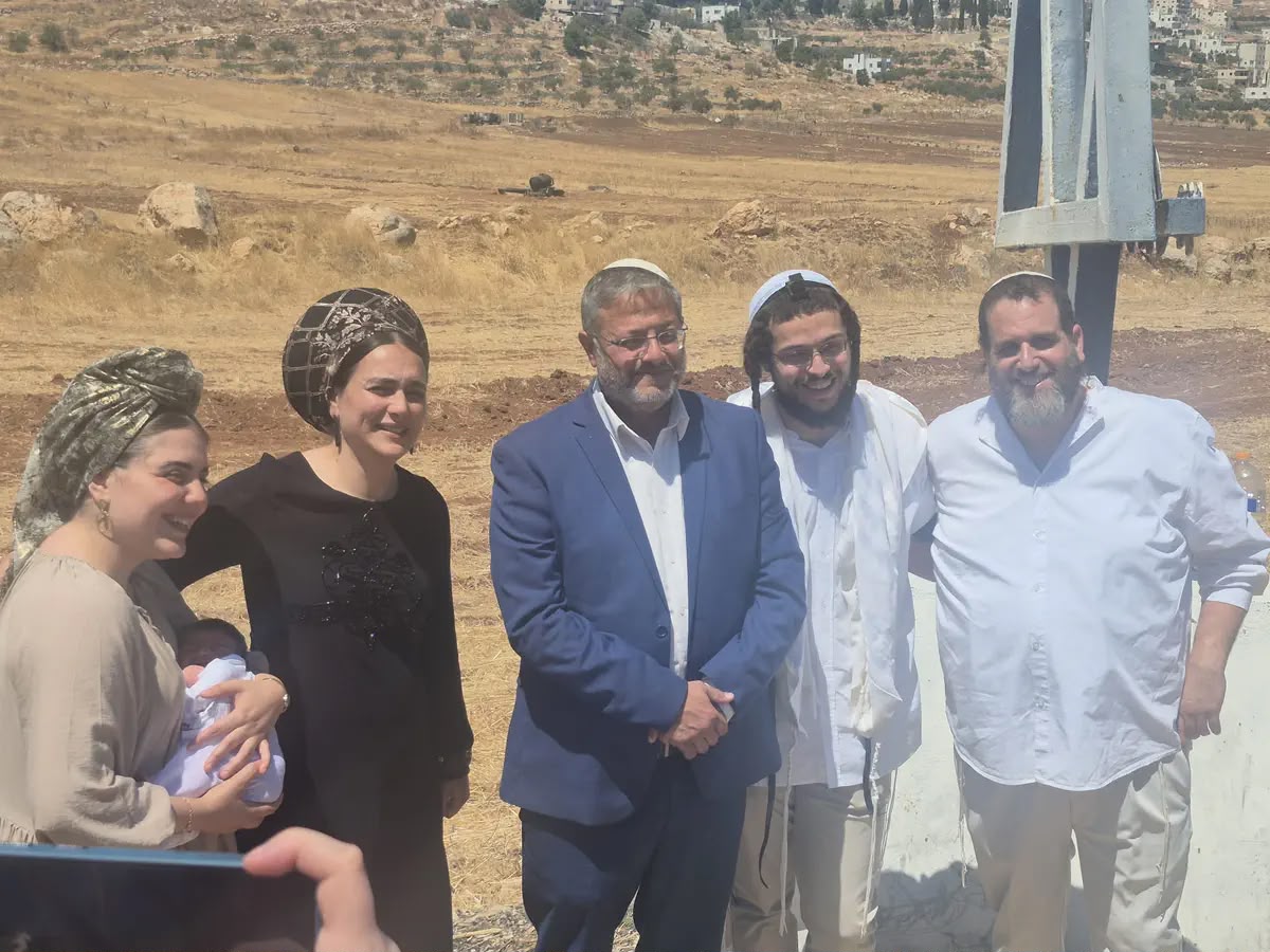 IhabHassane's tweet photo. Israeli settler terrorists attack the village of Al-Mughayyir in the West Bank on a near-daily basis. Yet instead of being arrested, they were rewarded with a visit from Ben Gvir and other Israeli officials—an unmistakable show of support for settler terrorism. https://t.co/3SHZHAazYs