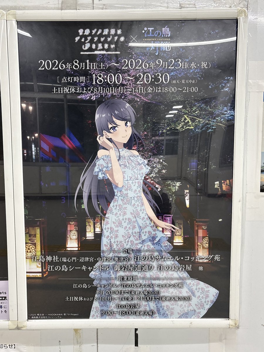 こんばんは翔子ちゃん😊 藤沢にきたよ☺️ 終電なくなるのですぐ帰った