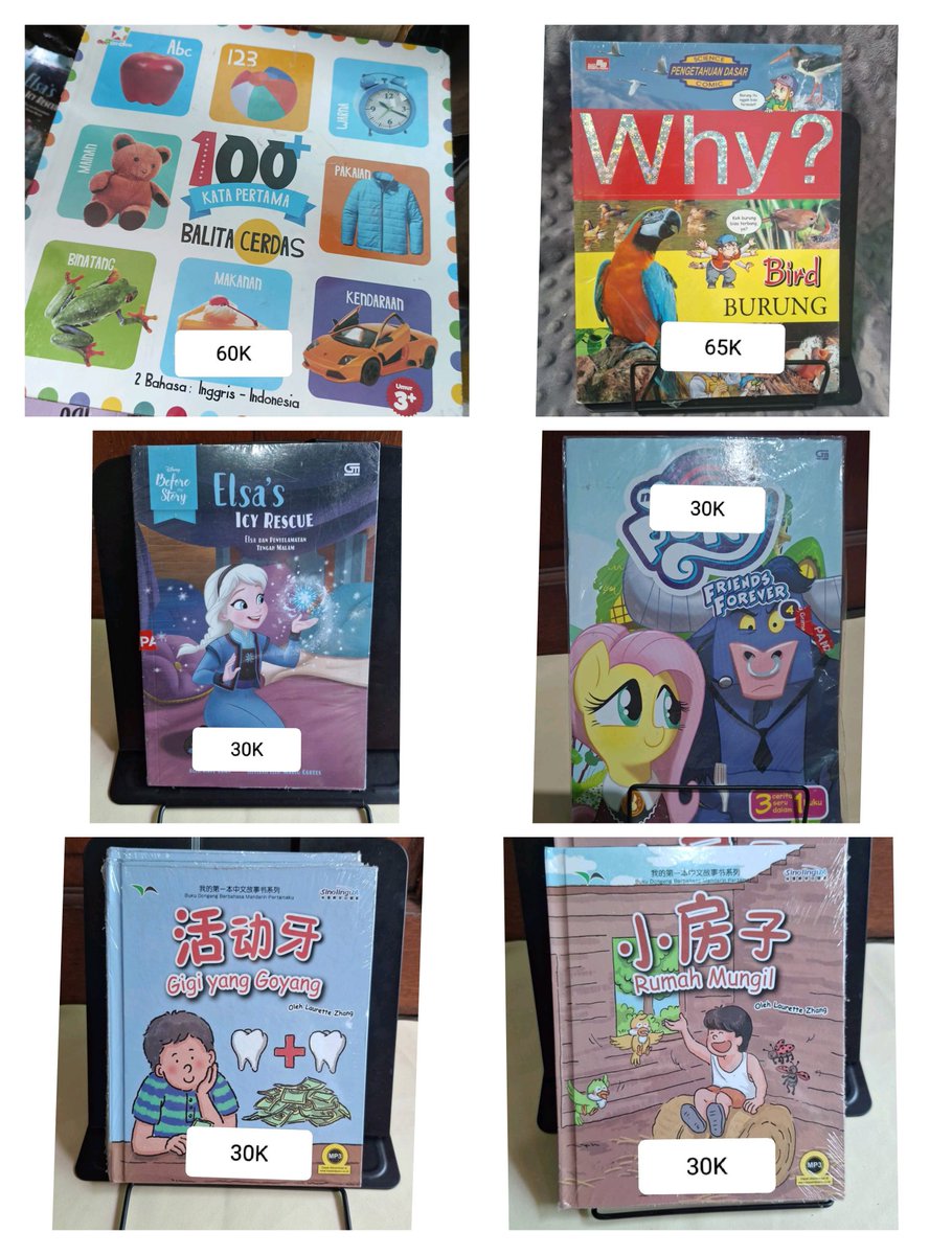 riyukee's tweet photo. WTS Buku anak #Bayi #Balita #bukuanak #indonesia #english https://t.co/z4TT2GjABv