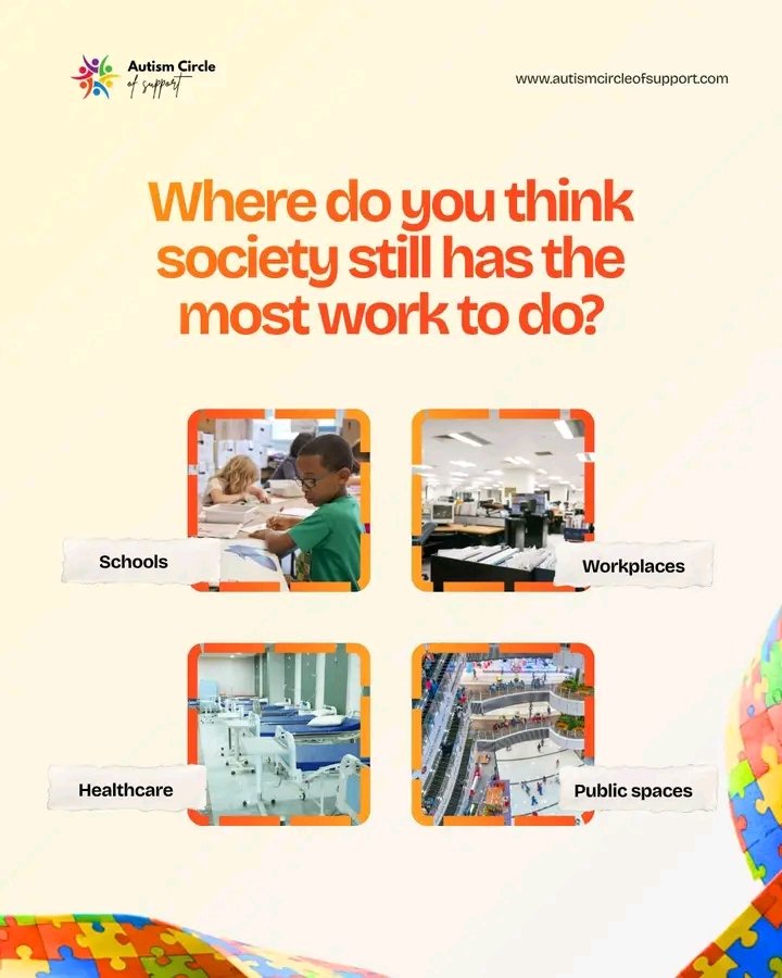 Autism_CS's tweet photo. Creating an inclusive society doesn’t happen overnight.

It happens through everyday decisions, in classrooms, offices, hospitals, parks, and everywhere autistic people live, learn, work, and belong.

If you could improve just one area today, where would you start? https://t.co/HQF7IXkoFR