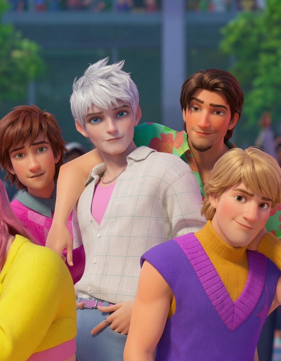 Xmbluee's tweet photo. Hey @grok remove the worst Disney boy from this squad !! https://t.co/Z3jm3s4tg4