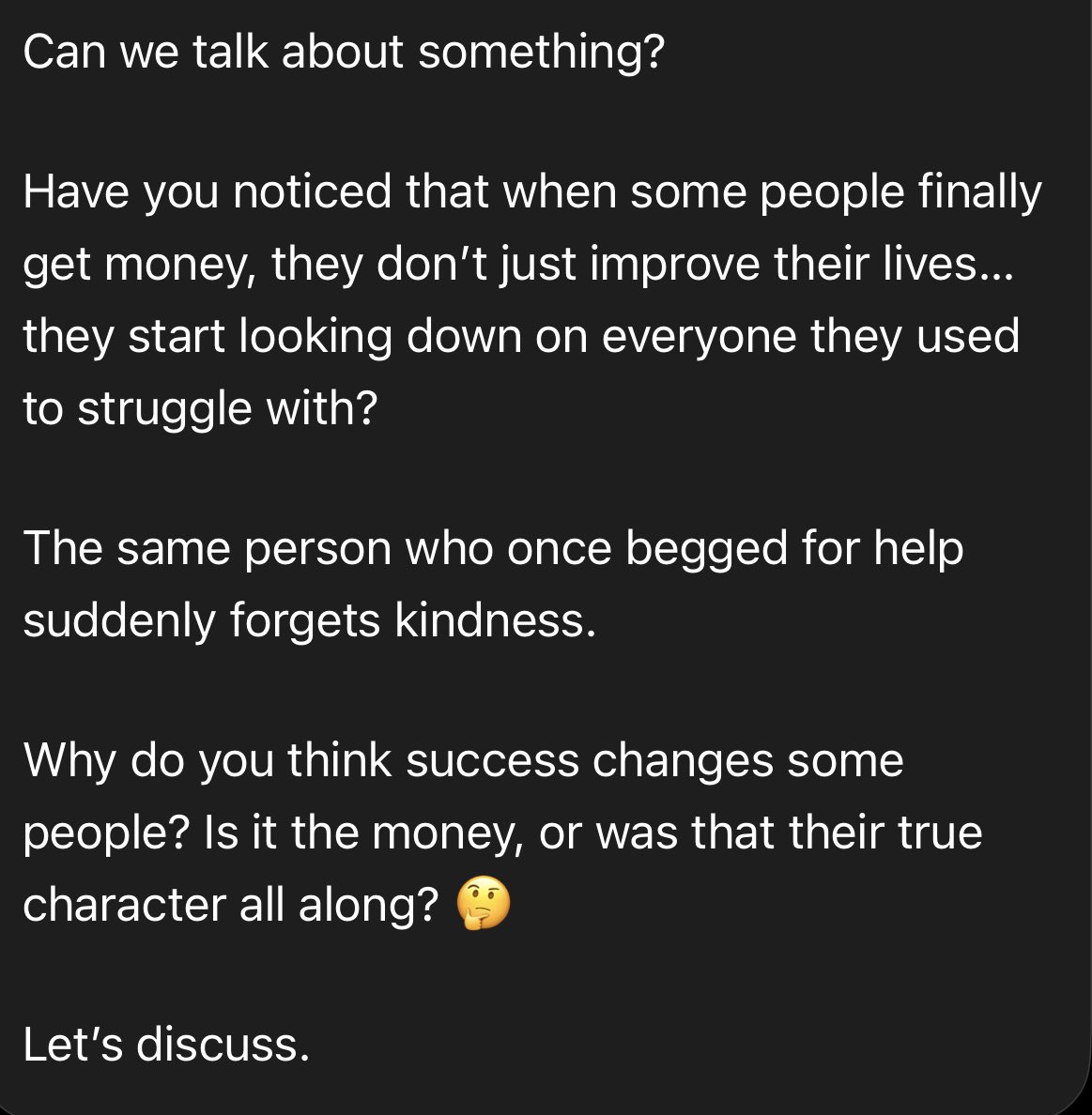 Motty2019's tweet photo. Let’s talk about it https://t.co/he6zViUq0w