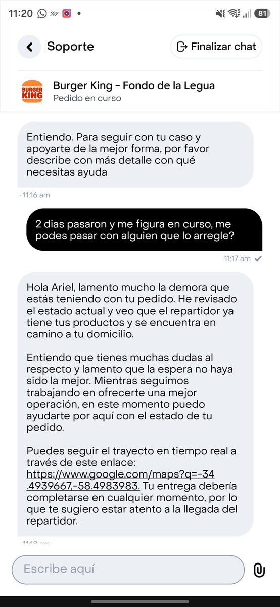 Ariel_T13's tweet photo. Seguimos, 48 horas y esta en camino jajajaja https://t.co/hd7uuQBJnL