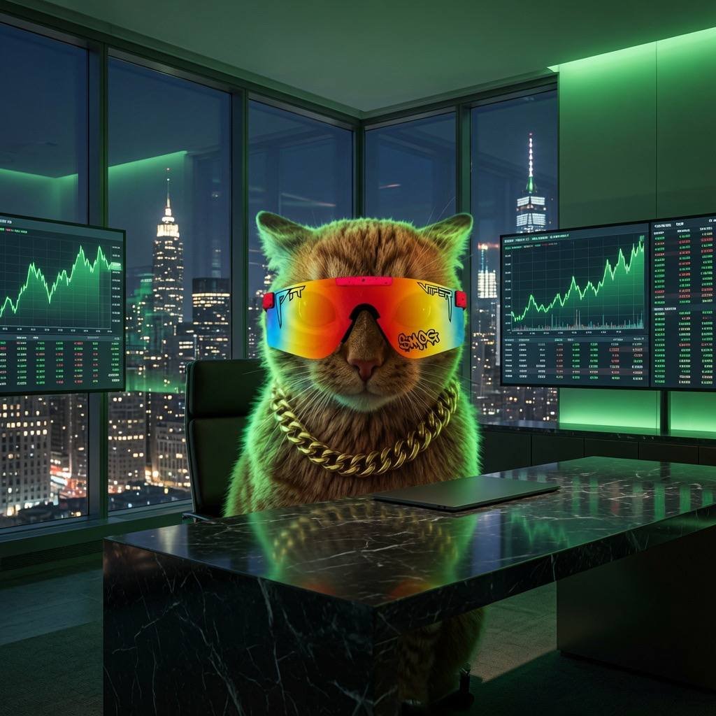 MoggishCat's tweet photo. Watch how fast the timeline changes once everyone starts wearing the glasses.

Memes become cults https://t.co/t9GrHPaLmT