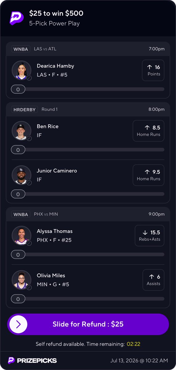 trushun1's tweet photo. Copy my PrizePicks lineup using this link: 
https://t.co/6sxJypFtHB easy $500 https://t.co/lZc6k8VRVi