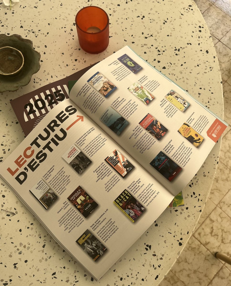 FGilLluch's tweet photo. 14 llibres per passar un estiu la mar de bé, de les editorials independents de @llegirencatala 

Anunciats a la revista @L_Avenc https://t.co/rWYscBv7N1