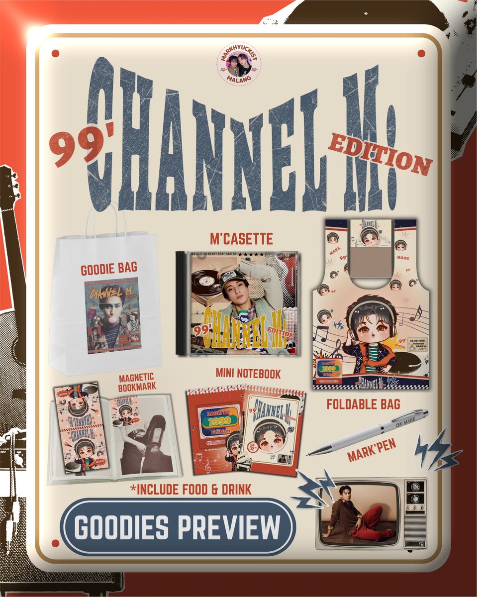 mhistmalang's tweet photo. 📻🎁 CHANNEL M: 99'S EDITION 
— EVENT GOODIES 💙📼

Our exclusive goodies are ready to accompany your nostalgic day at CHANNEL M: 99'S EDITION 📻☕🎞️

See you soon at CHANNEL M: 99'S EDITION! ✨

https://t.co/CDZwC4si2I

#CHANNELM99EDITION #mark #marklee #cafeevent https://t.co/RkYUbgmLcb