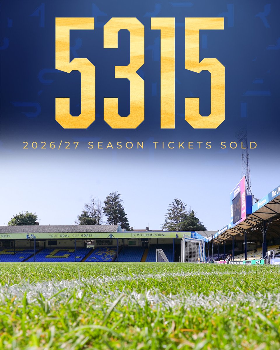 SUFCRootsHall's tweet photo. A new club record 🥳

5,315 season tickets eclipses our all-time high from the 2006/07 Championship season 🤯

Superb support 💙 https://t.co/96L4trrjIW