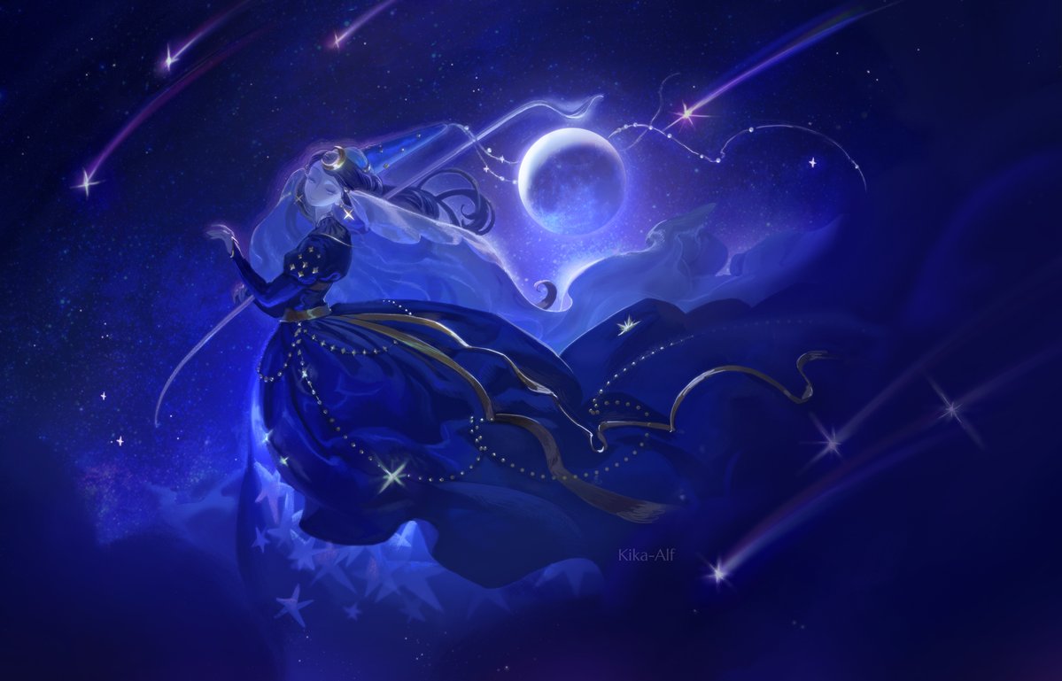 Kika_alf's tweet photo. She weaves moonlight across the sky.
App: Photoshop
#cspcontest48 https://t.co/2n07uzVJct