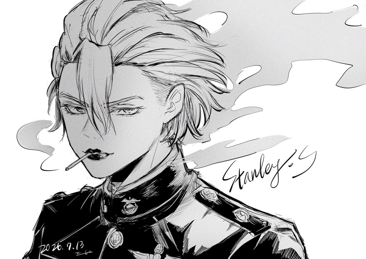 stan_jiji's tweet photo. ワンドロ練習✍️
色々難しいなこの男… https://t.co/pcvC41pPrL