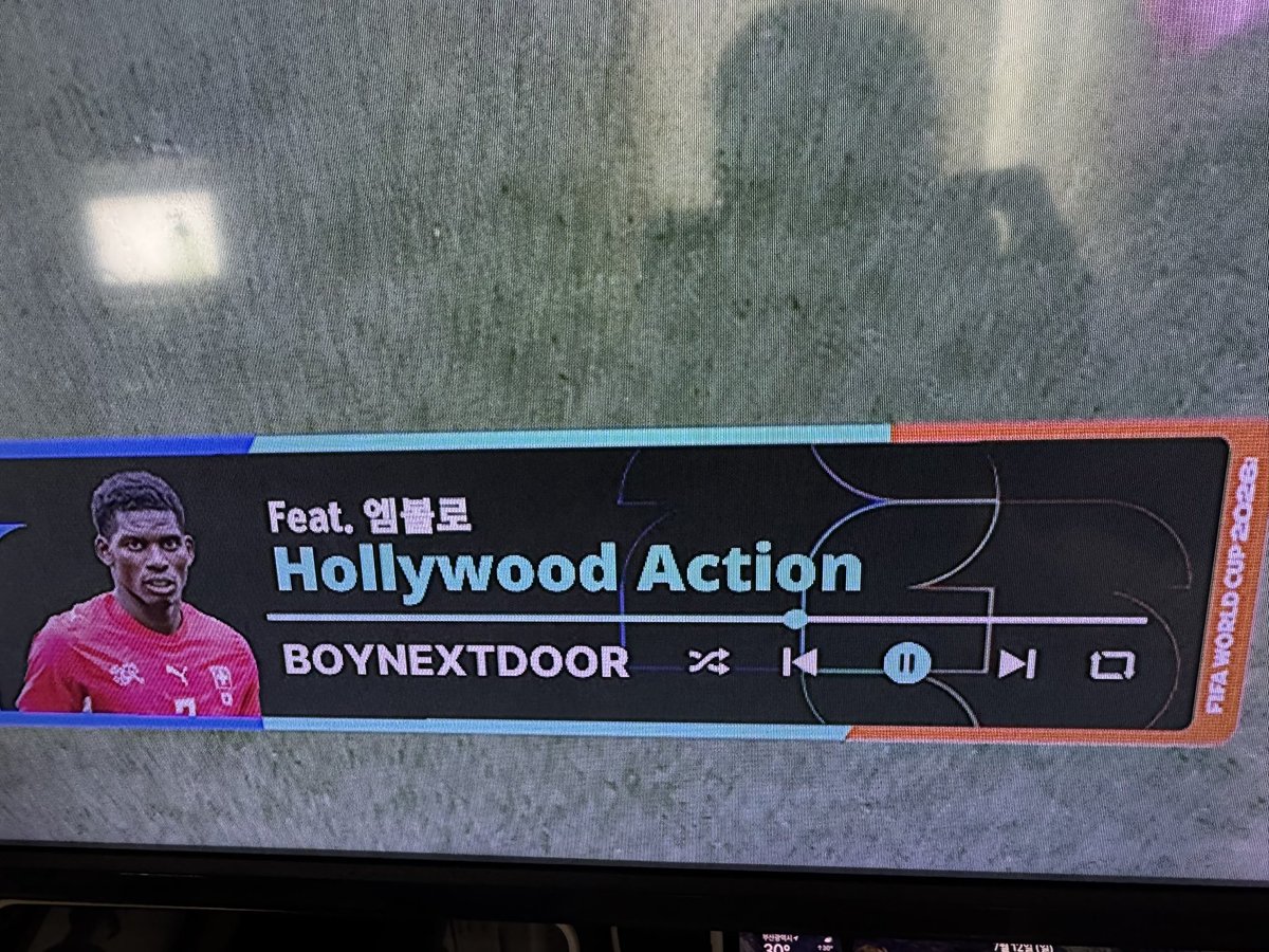 Bndbase_'s tweet photo. Hollywood Action by BOYNEXTDOOR was played at the World Cup. 

#BOYNEXTDOOR #보이넥스트도어 @BOYNEXTDOOR_KOZ https://t.co/J6IxfXweak