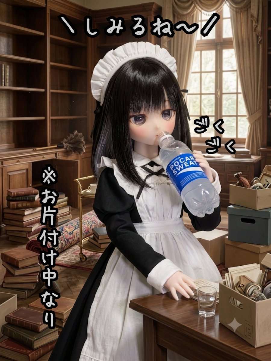 tmjagmdnv's tweet photo. #毎日メイドを貼るいいねが無くなるまでやる見た人もやる
#星傘さん☂ #うちのこかわいい 

　* ＊ 水 分 補 給 メイド ＊ * https://t.co/f8xaW71YcD