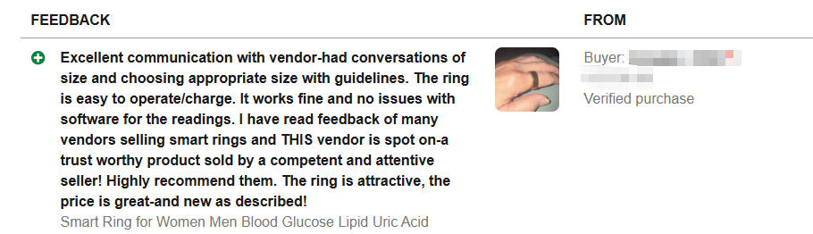 zoeleavision's tweet photo. Thank you to our customer for this feedback on our Smart Ring! We're glad our sizing guide and health tracking features met your expectations. Providing helpful communication and a reliable experience is always our goal. 💍📈
#SmartRing #HealthTracker #WearableTech https://t.co/utQmCg2oqF