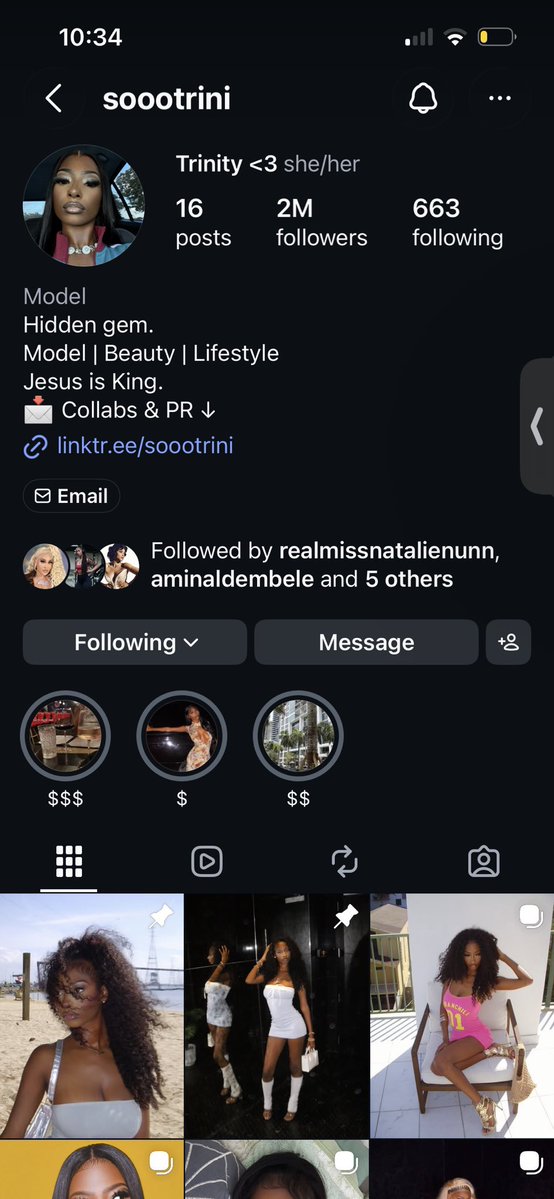 _Trinitycrave's tweet photo. Trinity has officially surpassed 2 million followers on Instagram. 🎉 https://t.co/CGUonuQtUo