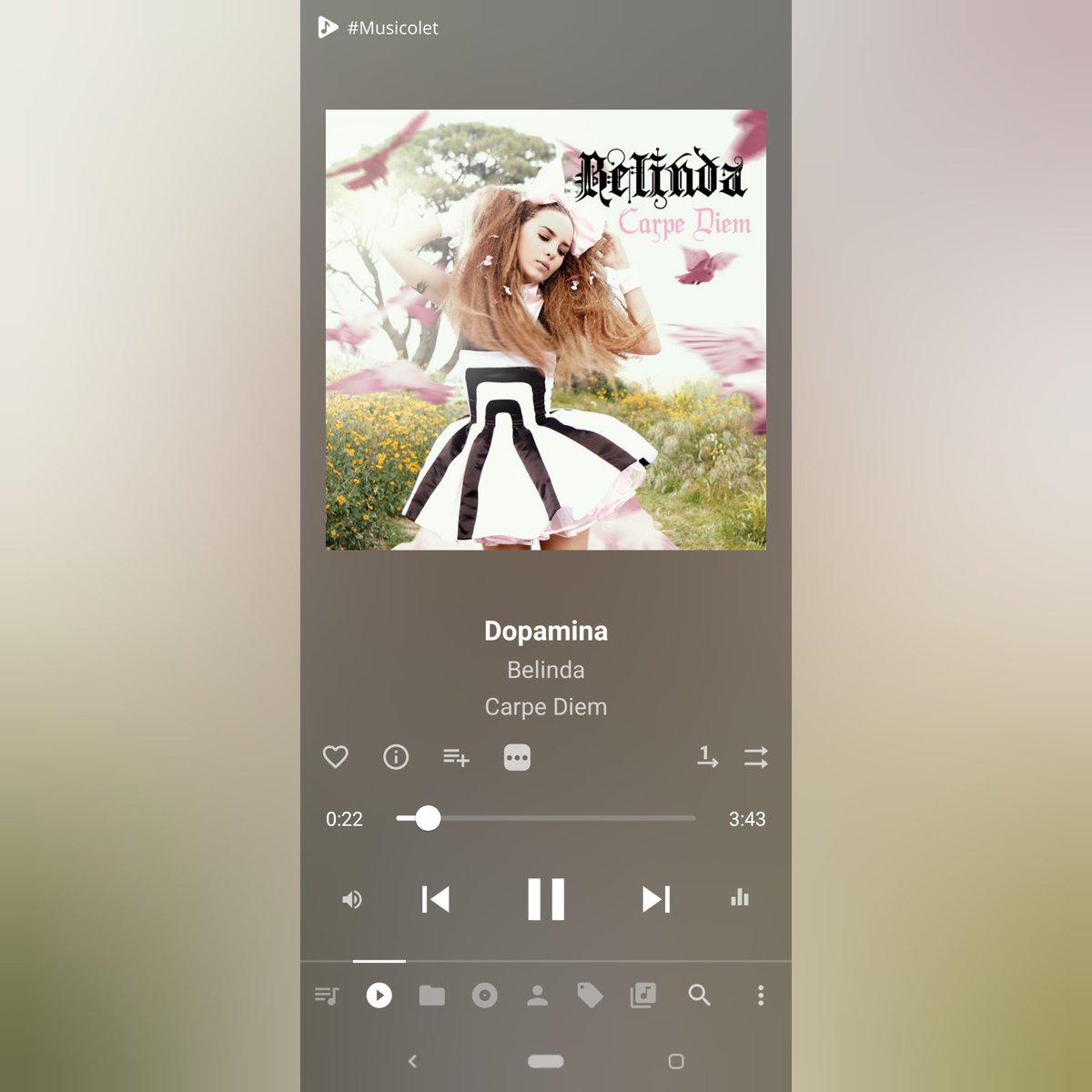 themaverikgom's tweet photo. Escuchando #Dopamina de #Belinda en #musicolet…
Obtén Musicolet de: https://t.co/AbCrNyBGDJ https://t.co/5dsVLPEbOq