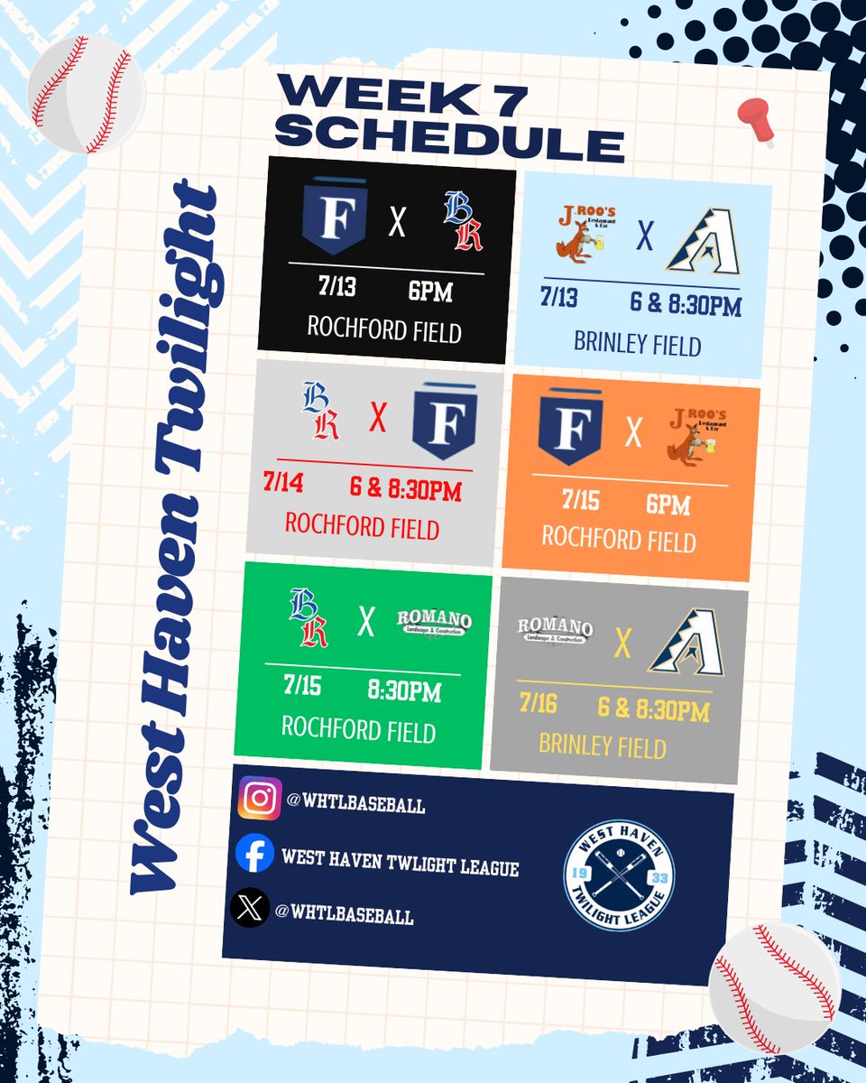 West Haven Twilight League tweet media