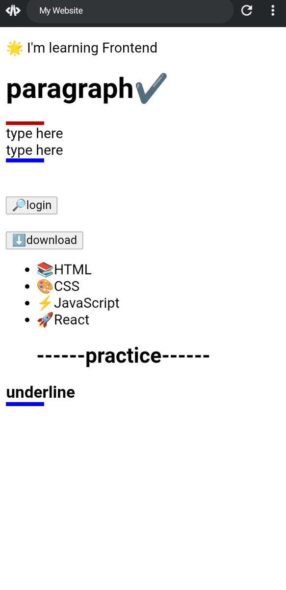 zosimosom's tweet photo. Day 24

I explored CSS pseudo-elements with transform and transition. It was interesting to see how this combination is used for hover effects, animated underlines, buttons, cards, and other interactive UI elements.

Consistency is more important.💙
#100DaysOfCode #CSS #Frontend https://t.co/uZKEFx7Zb1