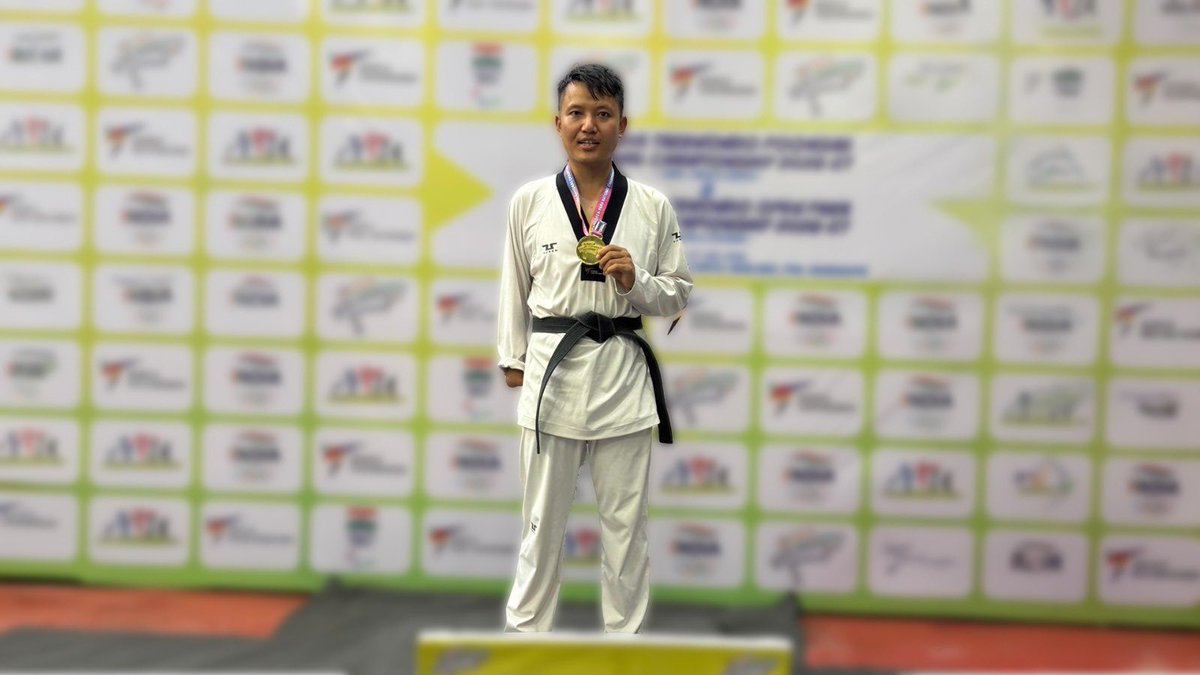 IaSouthern's tweet photo. Champions are built where determination meets opportunity.

Athletes training at the Army Paralympic Node, BEG Centre, #Khadki, #Pune delivered a flawless performance at the 5th National Para Taekwondo Championships 2026, Pune.

3 Participants | 3 Gold Medals | 3 National Champions

Remarkably, all three took up the sport just eight months ago.

#IndianArmy 
#ParaTaekwondo 
#SportsExcellence 
#MissionOlympic
@adgpi
@PRODefPune
@IA_SportsAdvntr