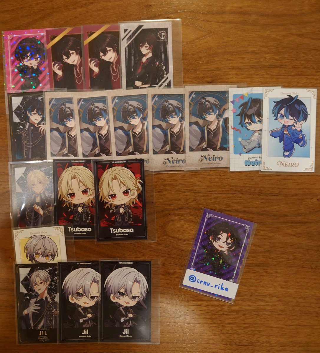 crnv_rika's tweet photo. [交換] EL6 チェキ風トレカ
【トレカ】
　譲)画像1,2
　求)画像3各１点(Cycling💜🩵🤍)
　　 ※💜様のみ３点まで

*郵送のみ
*コンプ目的
検索からでもお気軽にお声掛け下さい
 #EL6交換   #EL6グッズ交換 https://t.co/YWDI2rAGTq