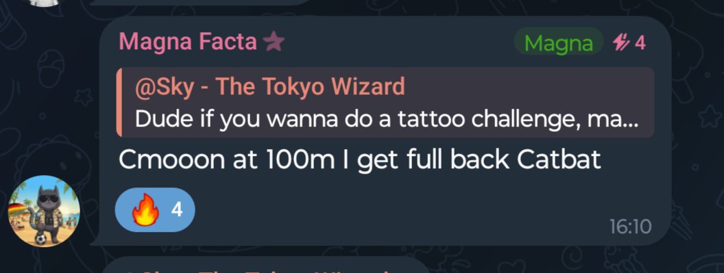 WagwanUnc's tweet photo. The kind of community $BatCat has 🫶🏼🔥 https://t.co/jpLeumXrUb