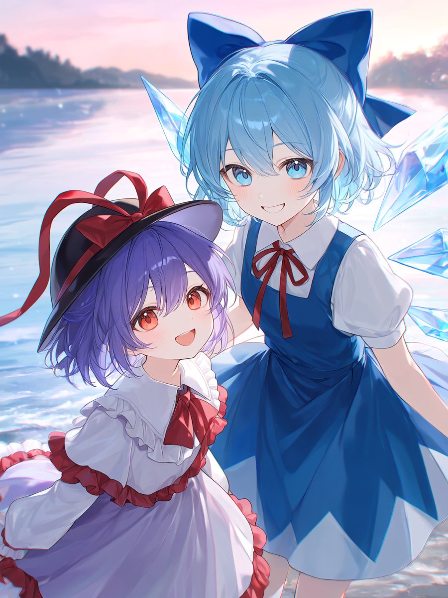 hakuryo193's tweet photo. チルノお姉さんと衣玖ちゃん

今まで、考えもしなかったチルノ年上説

 #AIart️️️️️️️️️️️️️️️️️️️️️️️️️️️️️️️️️️️️️️️️️️️️️️️️️️️ https://t.co/SAcaiU56iI