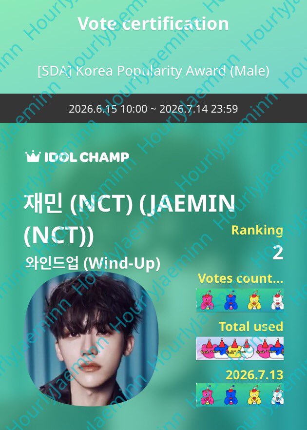 hourIy jaemin tweet media