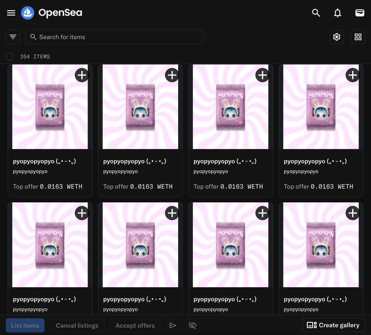 only__violet's tweet photo. 0.0014 -> 0.0163 (10x)

congrats to everyone who successfully minted

u could easily mint it manually as long as u were on time

thanks @pyopyopyo410 u healed me today https://t.co/UDjr13dQxW